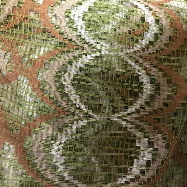 CURTAIN, Beige Green Net